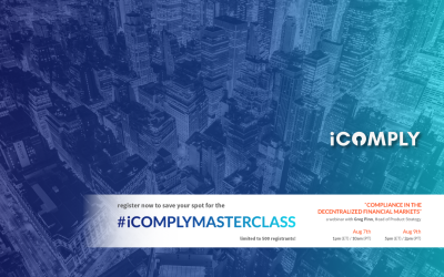 iComply MasterClass: Compliance in the Decentralized Financial Markets