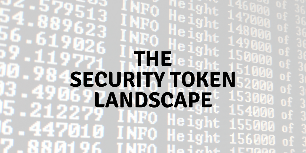 The Security Token Landscape