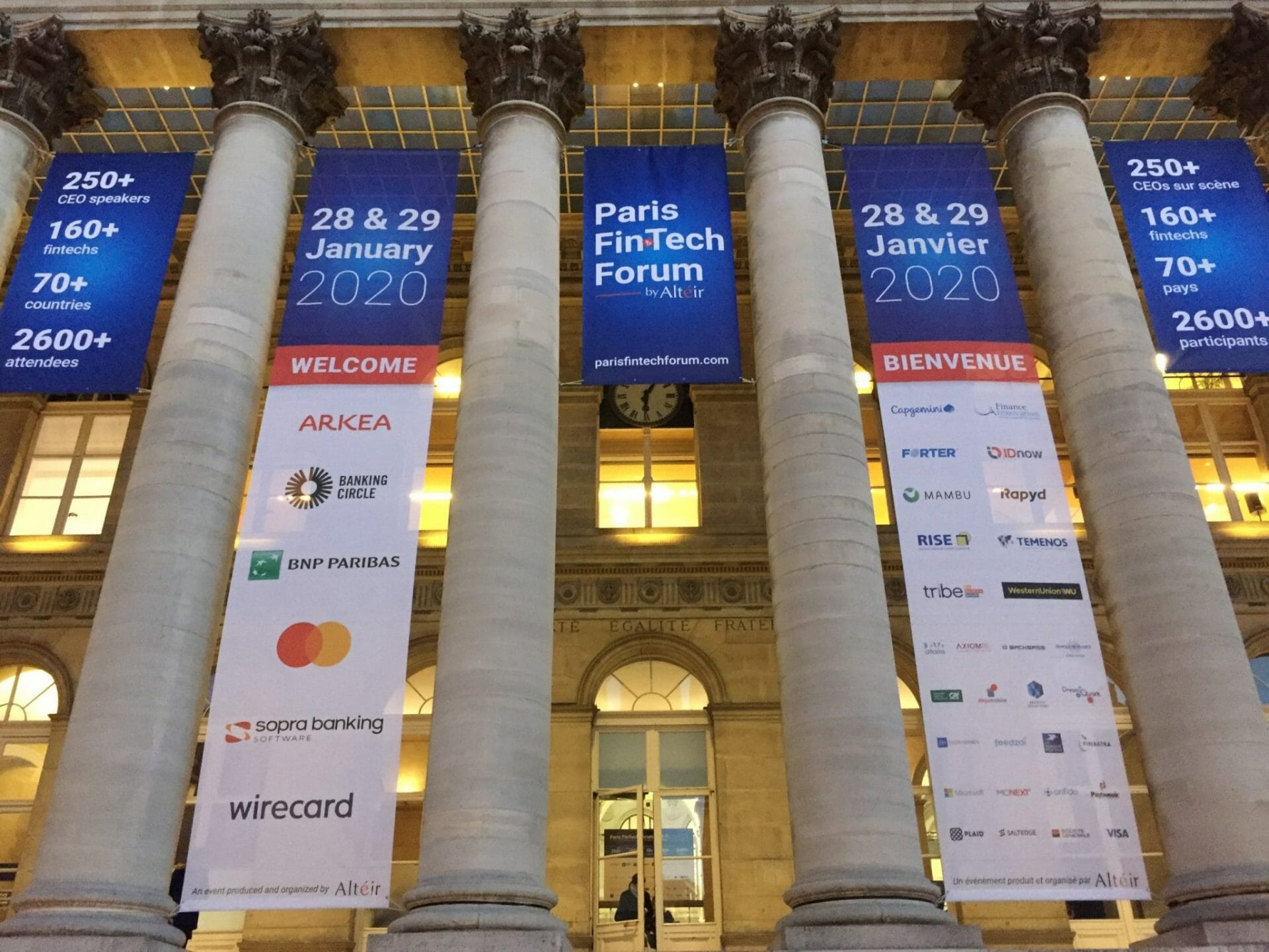 Paris FinTech Forum venue