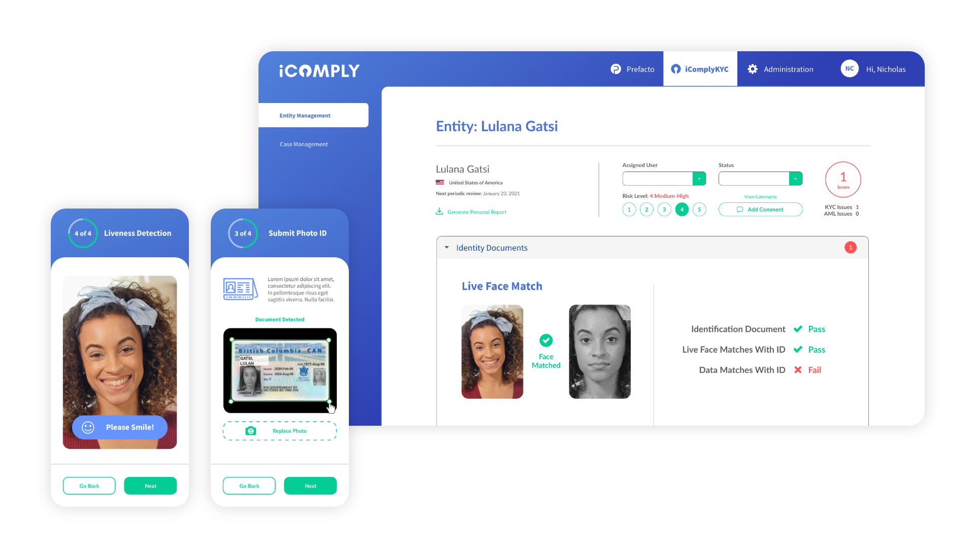 2D Digital Identity Verification